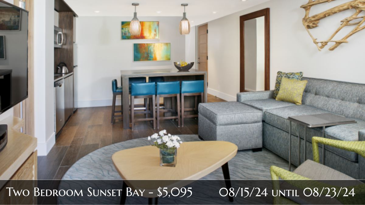 Two Bedroom Sunset Bay Villa - $5,785 for 6 nights! Poolside or Beachside!