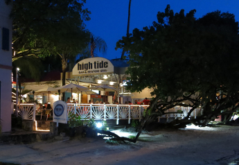 High Tide restaurant and bar, Cruz Bay, St John USVI